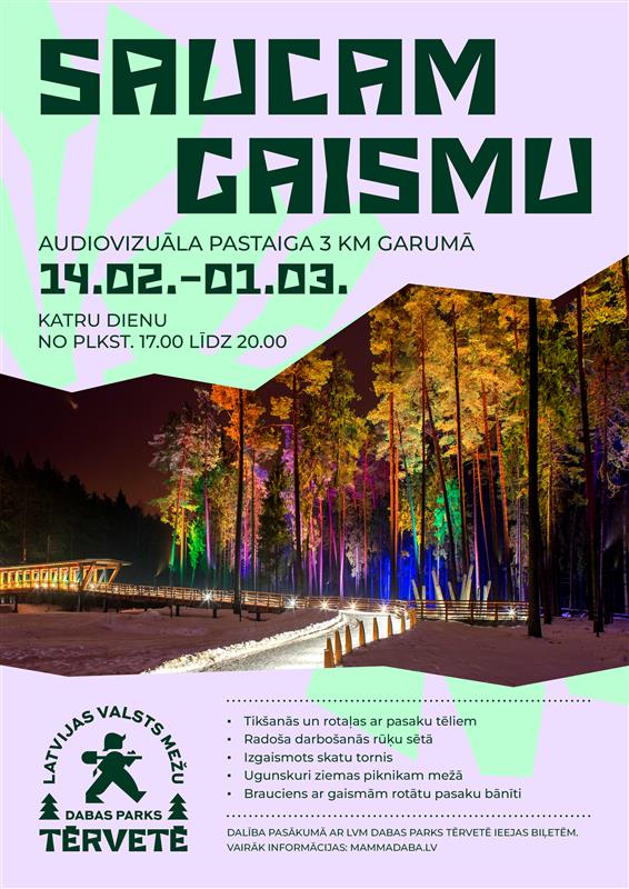 saucam gaismu 2026 afisa fb post